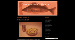 Desktop Screenshot of famouslastmeals.com